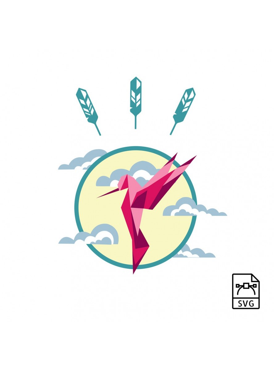 Hummingbird - Vector graphics
