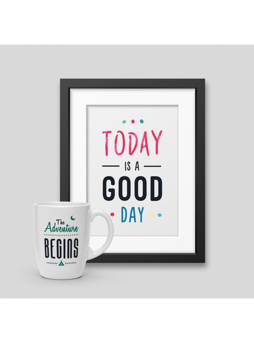 Pack Mug + Framed poster